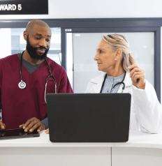 diverse male and female doctors discussing work an 2023 11 27 05 14 07 utc diverse male and female doctors discussing work an 2023 11 27 05 14 07 utc